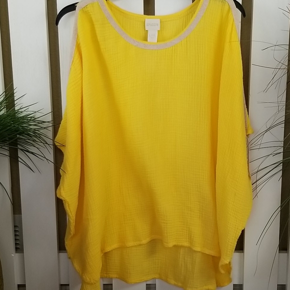 Chico's Tops - L/XL Yellow Chico's Top